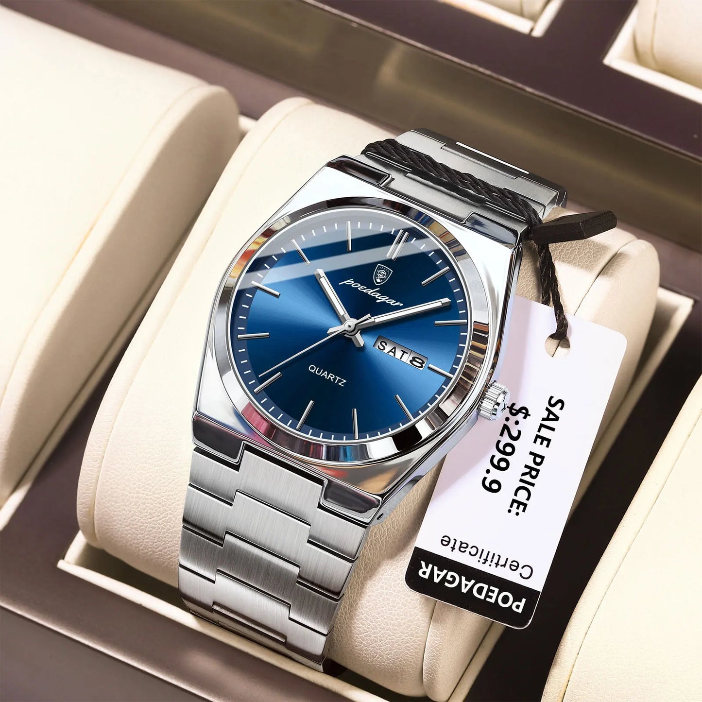 Poedagar Luxury Watch + Free Gift Box