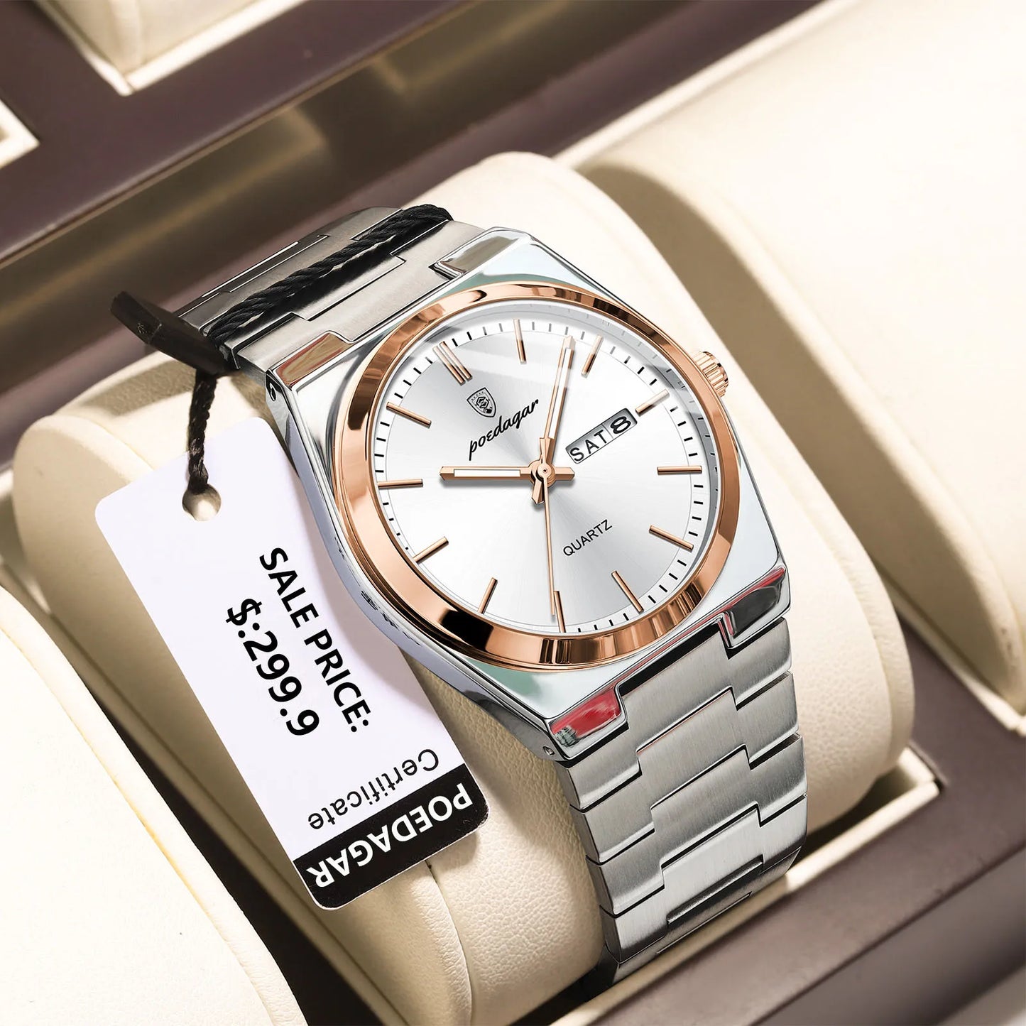 Poedagar Luxury Watch + Free Gift Box