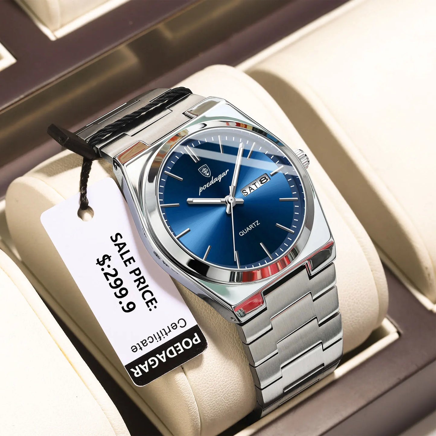 Poedagar Luxury Watch + Free Gift Box