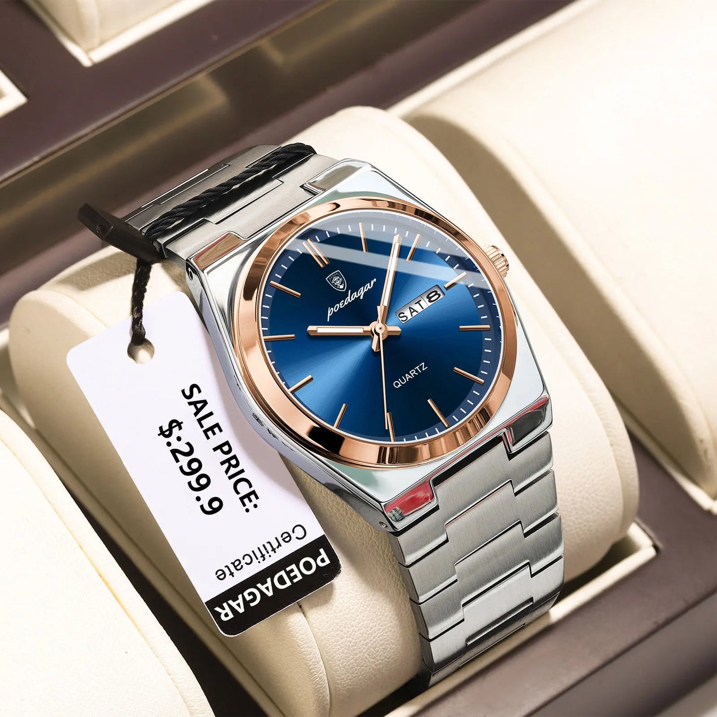 Poedagar Luxury Watch + Free Gift Box