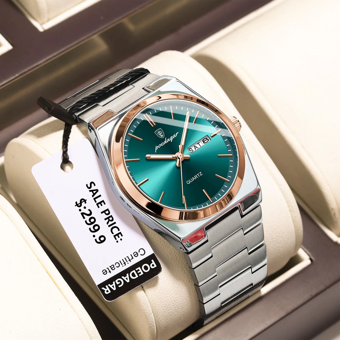 Poedagar Luxury Watch + Free Gift Box